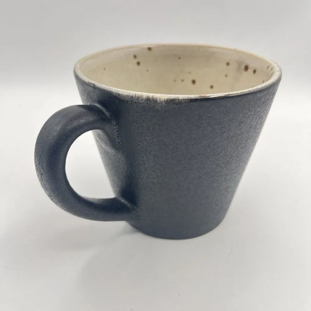 Pottery Barn Rustic Reindeer Terracotta Mug